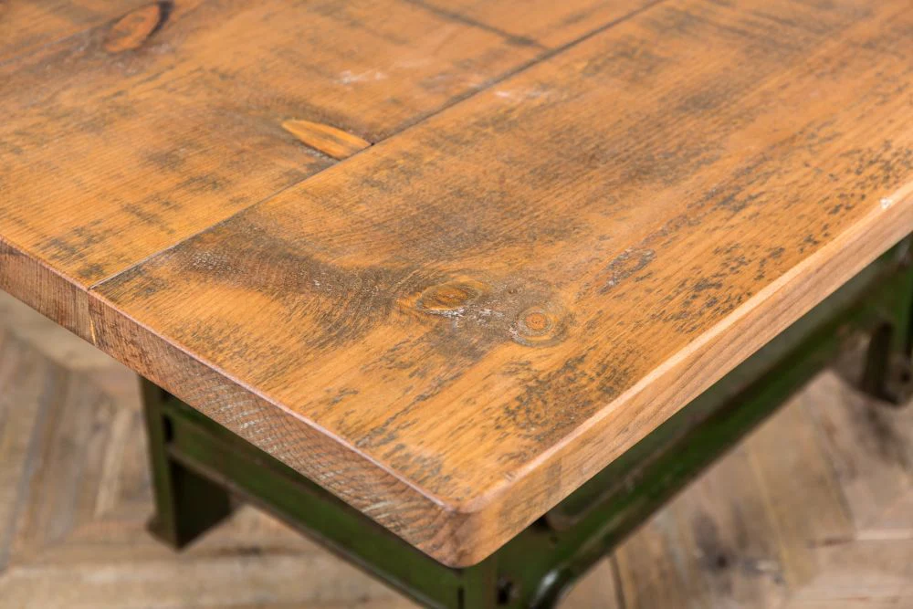 Reclaimed Pine Top Table - Image 5