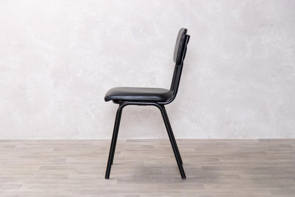 Shoreditch Leather Restaurant Cafe Chairs - Image 11