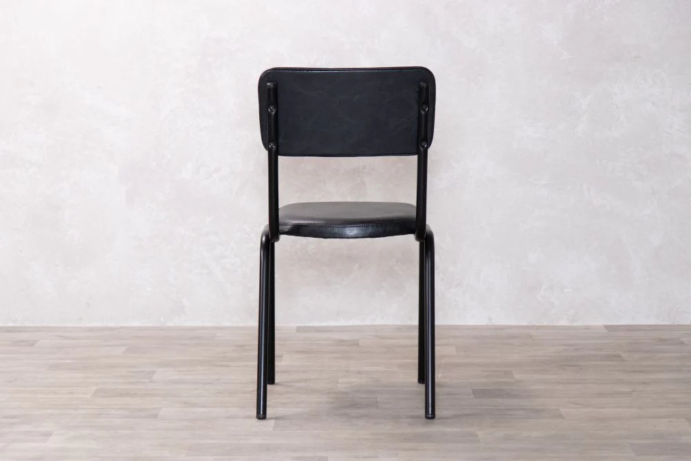 Shoreditch Leather Restaurant Cafe Chairs - Image 12