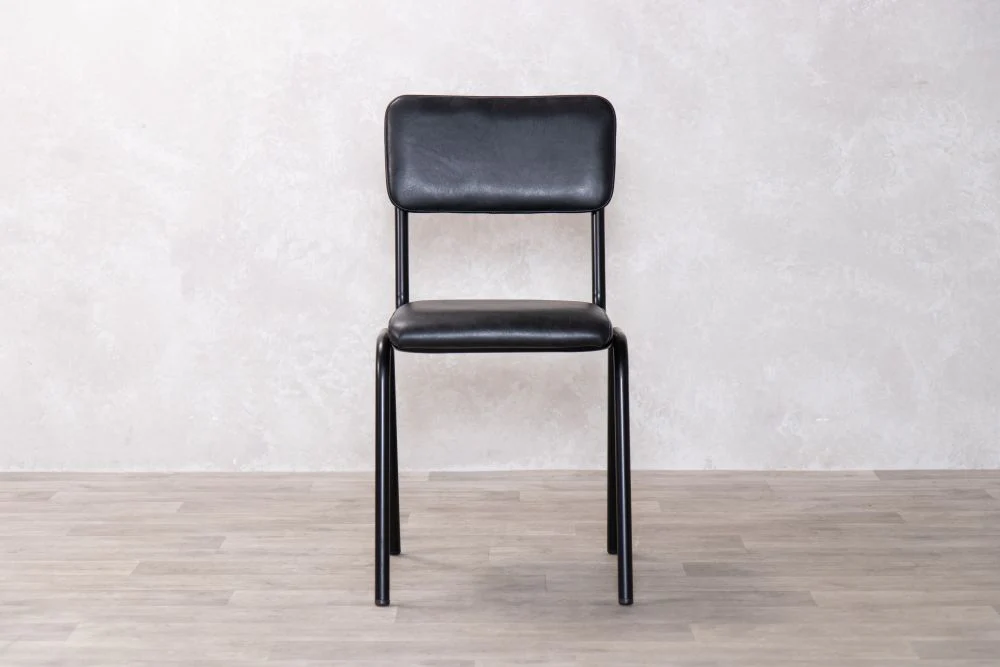 Shoreditch Leather Restaurant Cafe Chairs - Image 13
