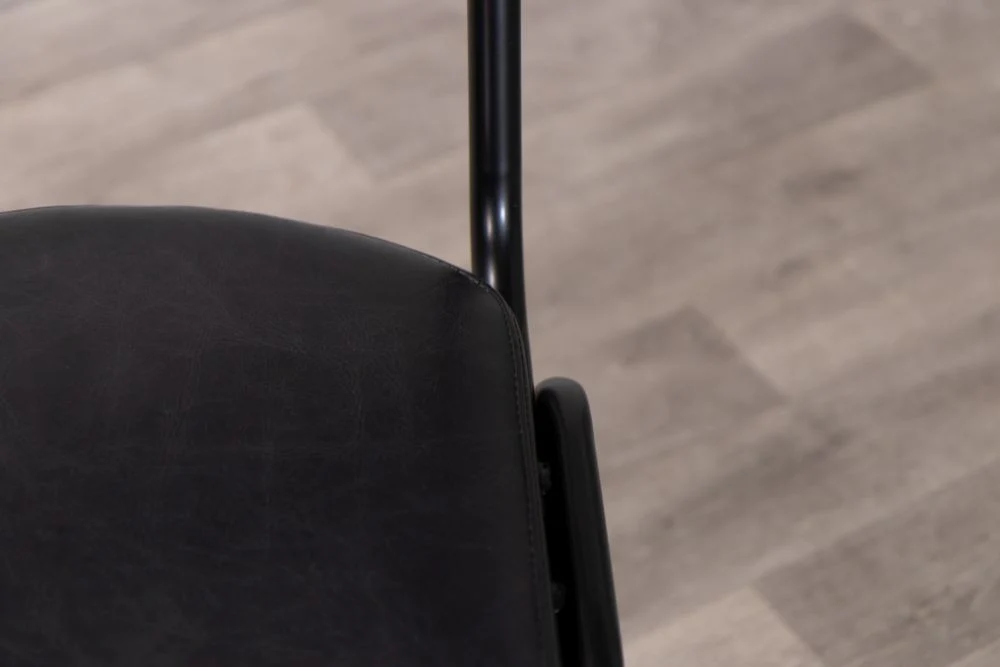 Shoreditch Leather Restaurant Cafe Chairs - Image 15