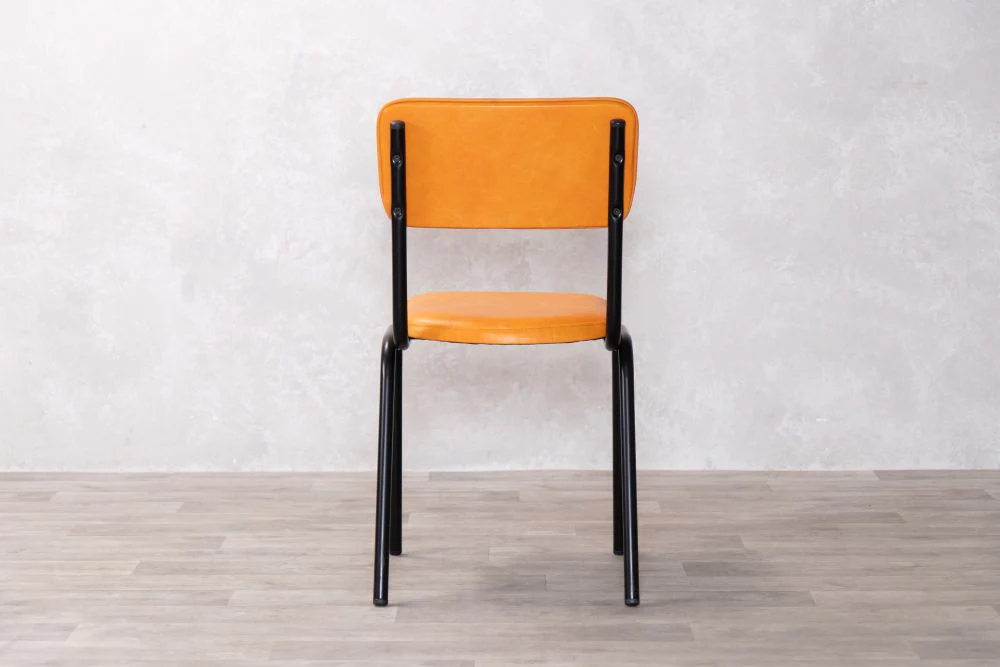 Shoreditch Leather Restaurant Cafe Chairs - Image 4