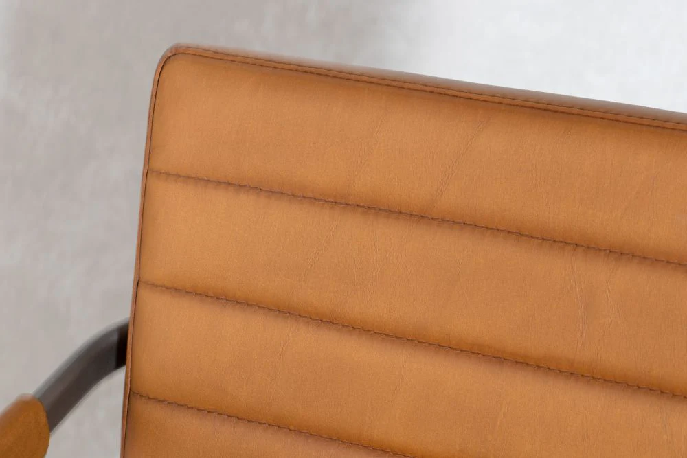 Rio Real Leather Dining Chair - Image 3