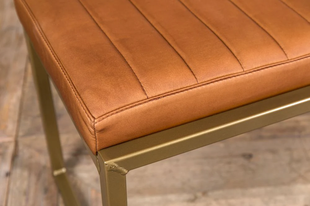 Rocco Leather Dining Bench - Image 2