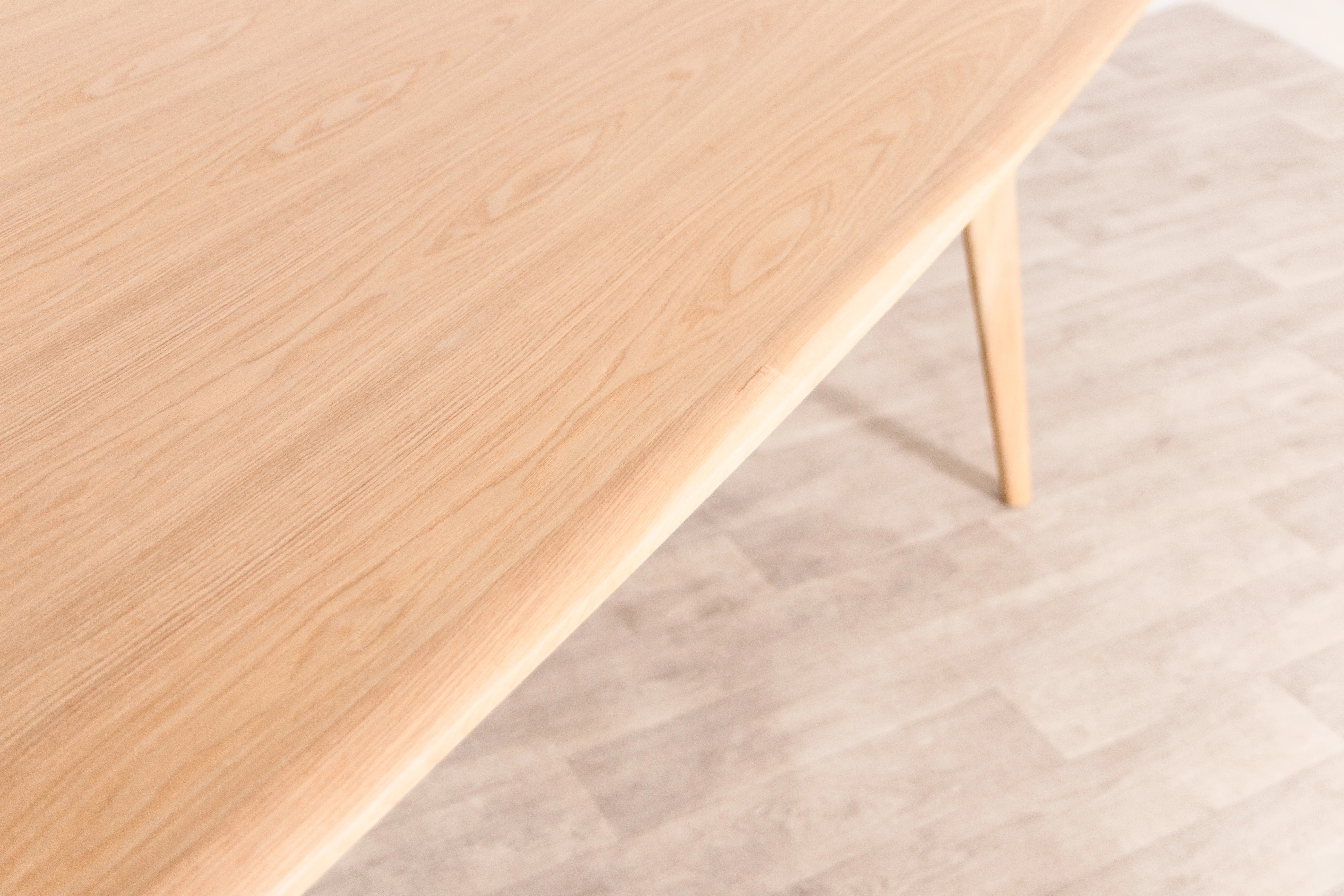 Rowan Scandi Style Dining Table with Wooden Top - SECONDS ITEM - Image 4