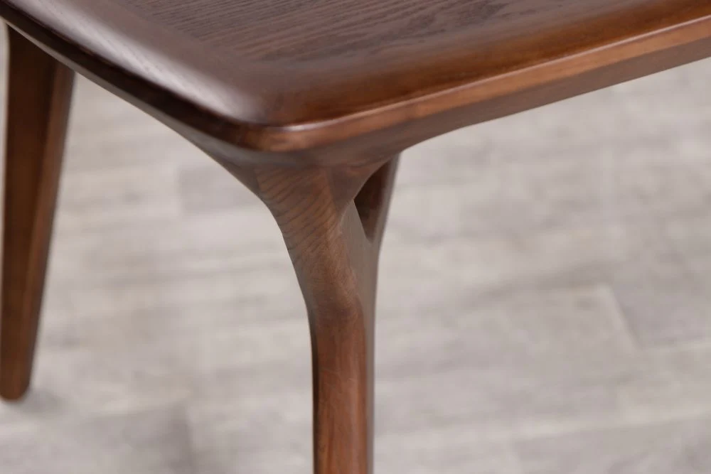 Rowan Scandi Style Dining Table with Wooden Top Range - Image 7