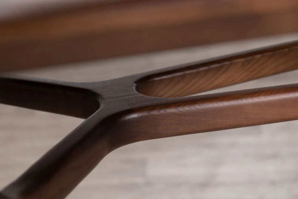 Rowan Scandi Style Dining Table with Wooden Top Range - Image 8