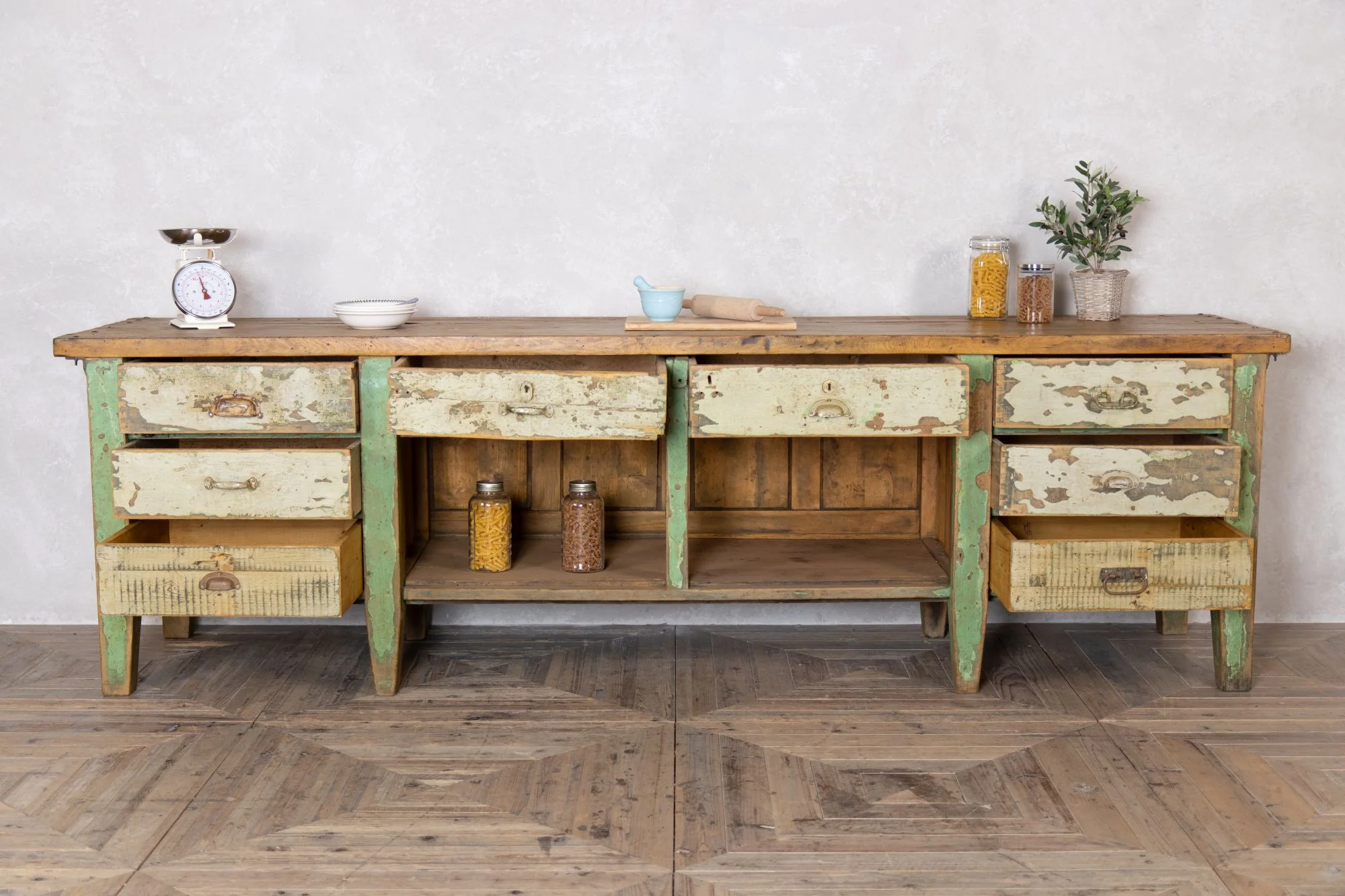 Rustic Industrial Kitchen Sideboard