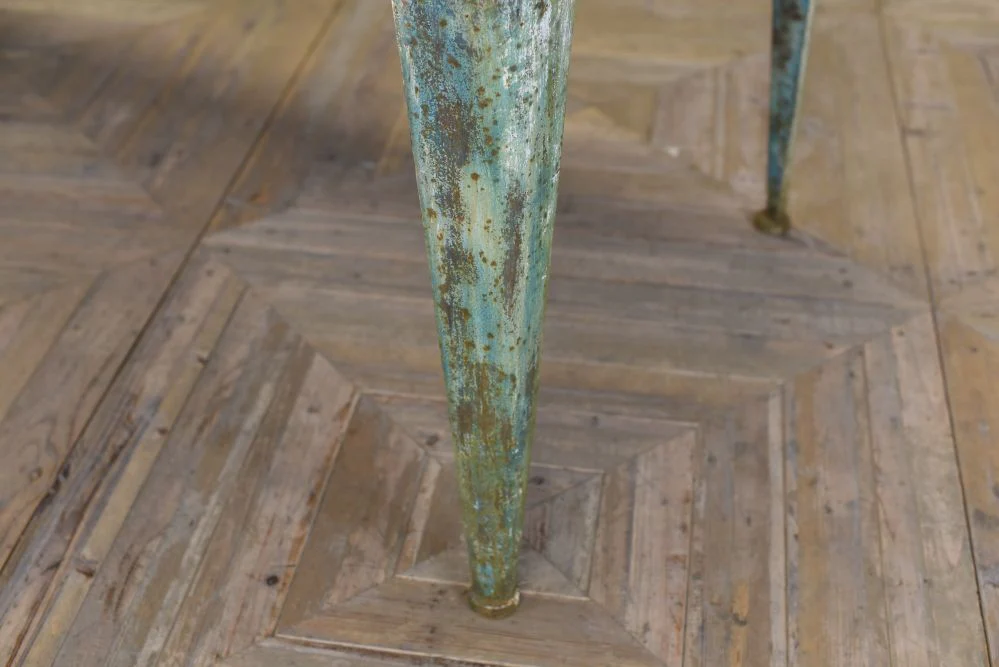 Rustic Metal Outdoor Table - Image 5