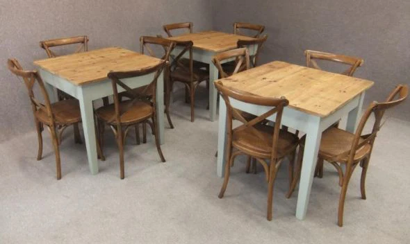 Bespoke Rustic Restaurant Pine Tables - Image 15