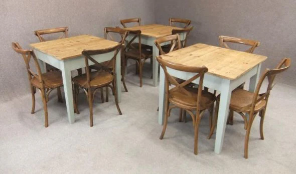 Bespoke Rustic Restaurant Pine Tables - Image 16