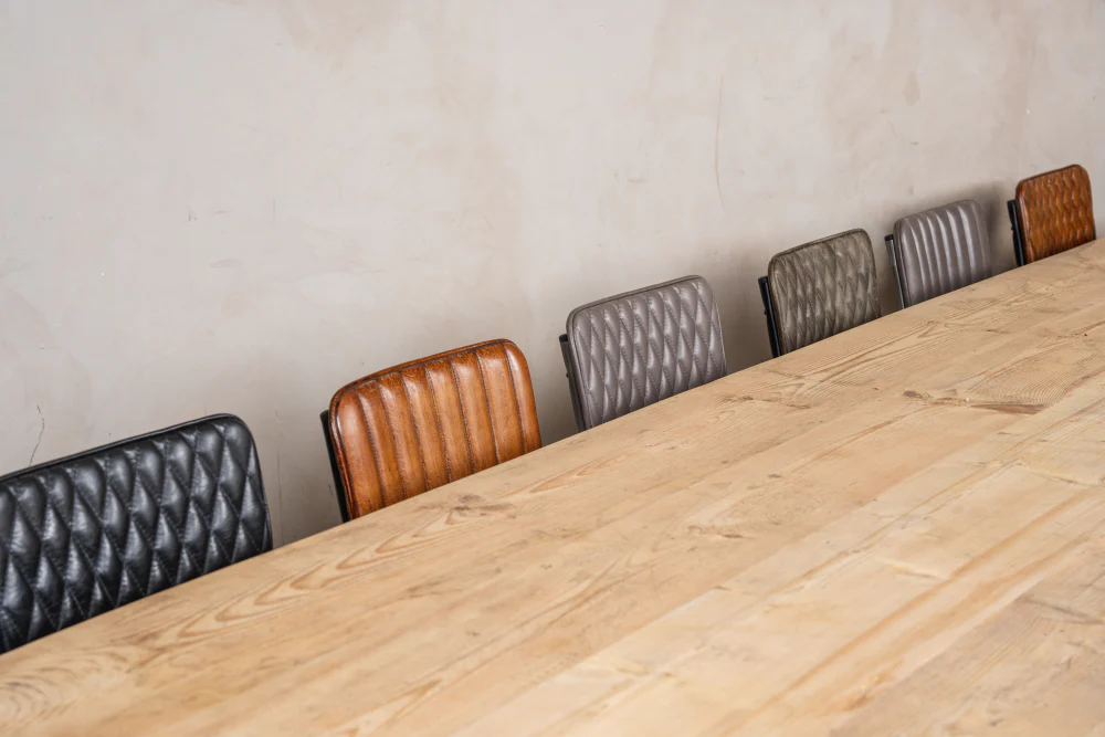 Large Reclaimed Pine Farmhouse Table - Image 10