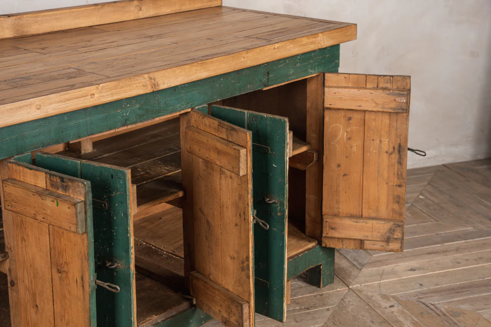 Rustic Style Kitchen Island Sideboard - Image 5