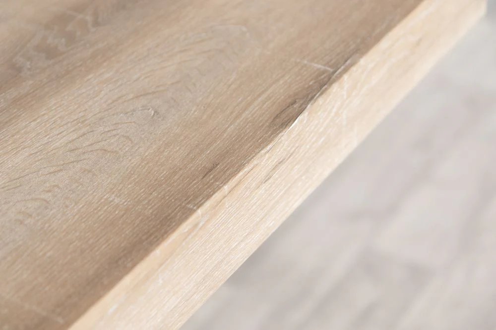 Rutland X Frame Dining Table with Metal Legs - Image 7