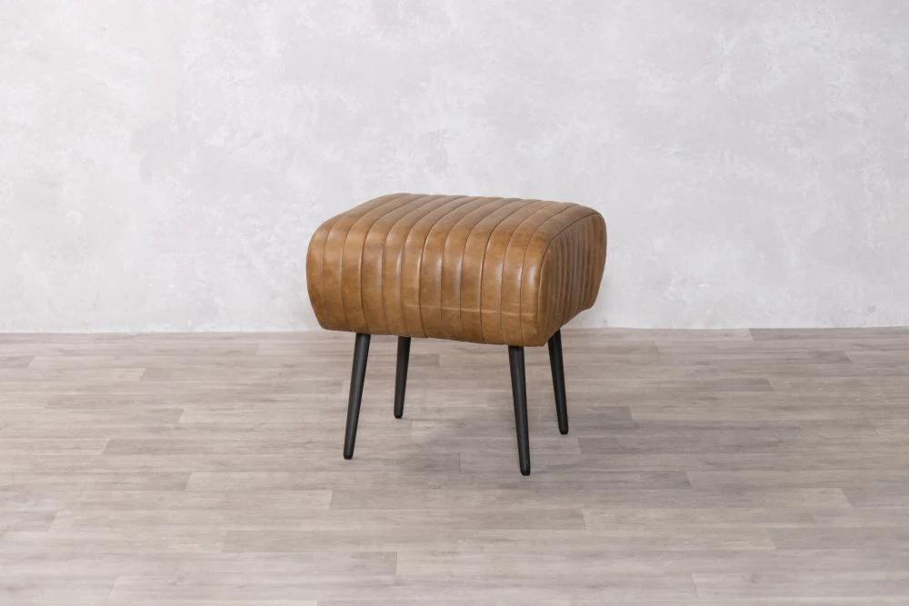 Salcombe Leather Dining Bench - Image 10