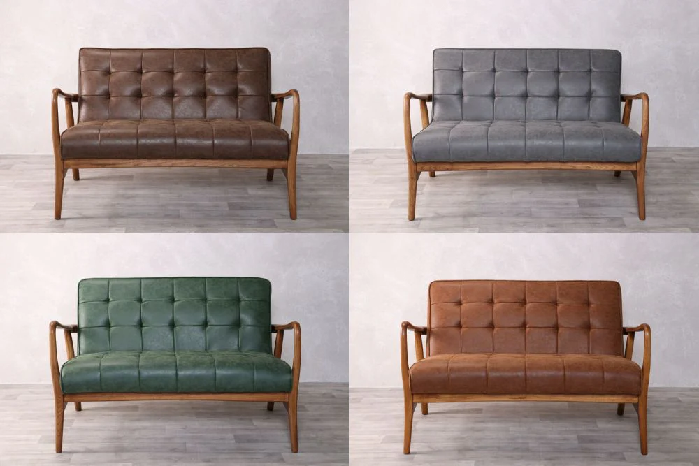 Salisbury Faux Leather Sofa Range - Image 4