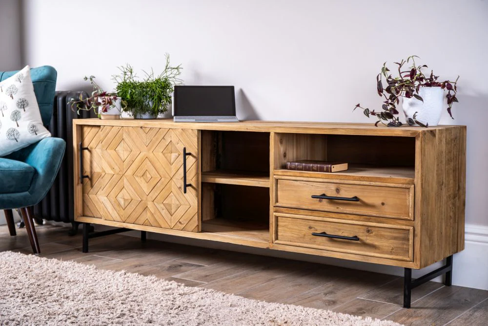 Saxton Pine Side Table - Image 17