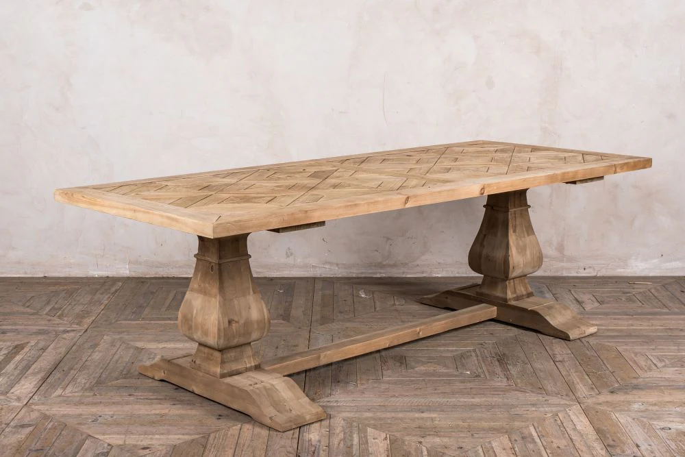 Saxton Large Pine Kitchen Dining Table - Image 8