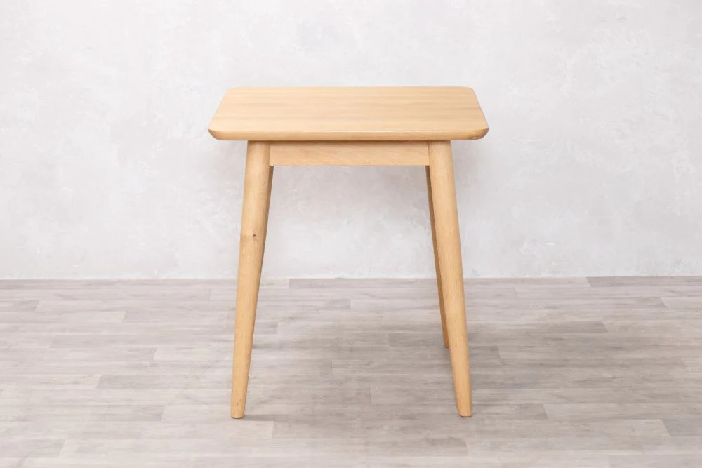 Scandinavian Style Dining Table In Oak 70cm x 70cm - Image 2