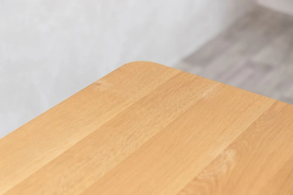 Scandinavian Style Dining Table In Oak 70cm x 70cm - Image 6