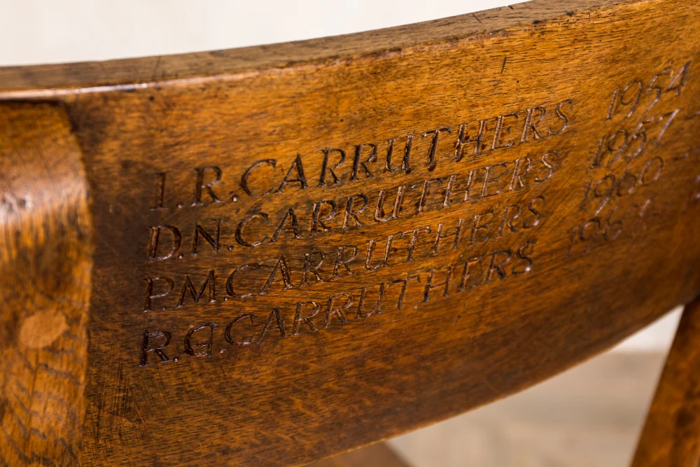 Vintage Oak School Chair Range - Image 3