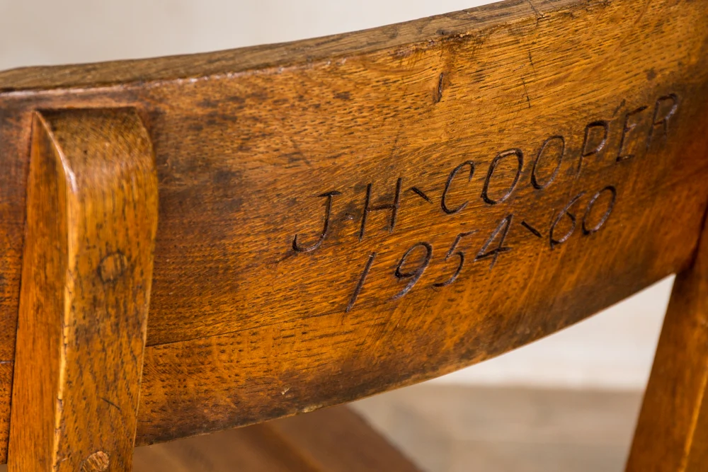 Vintage Oak School Chair Range - Image 6