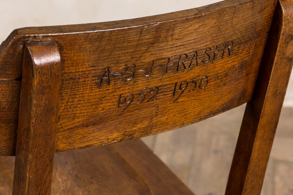 Vintage Oak School Chair Range - Image 9