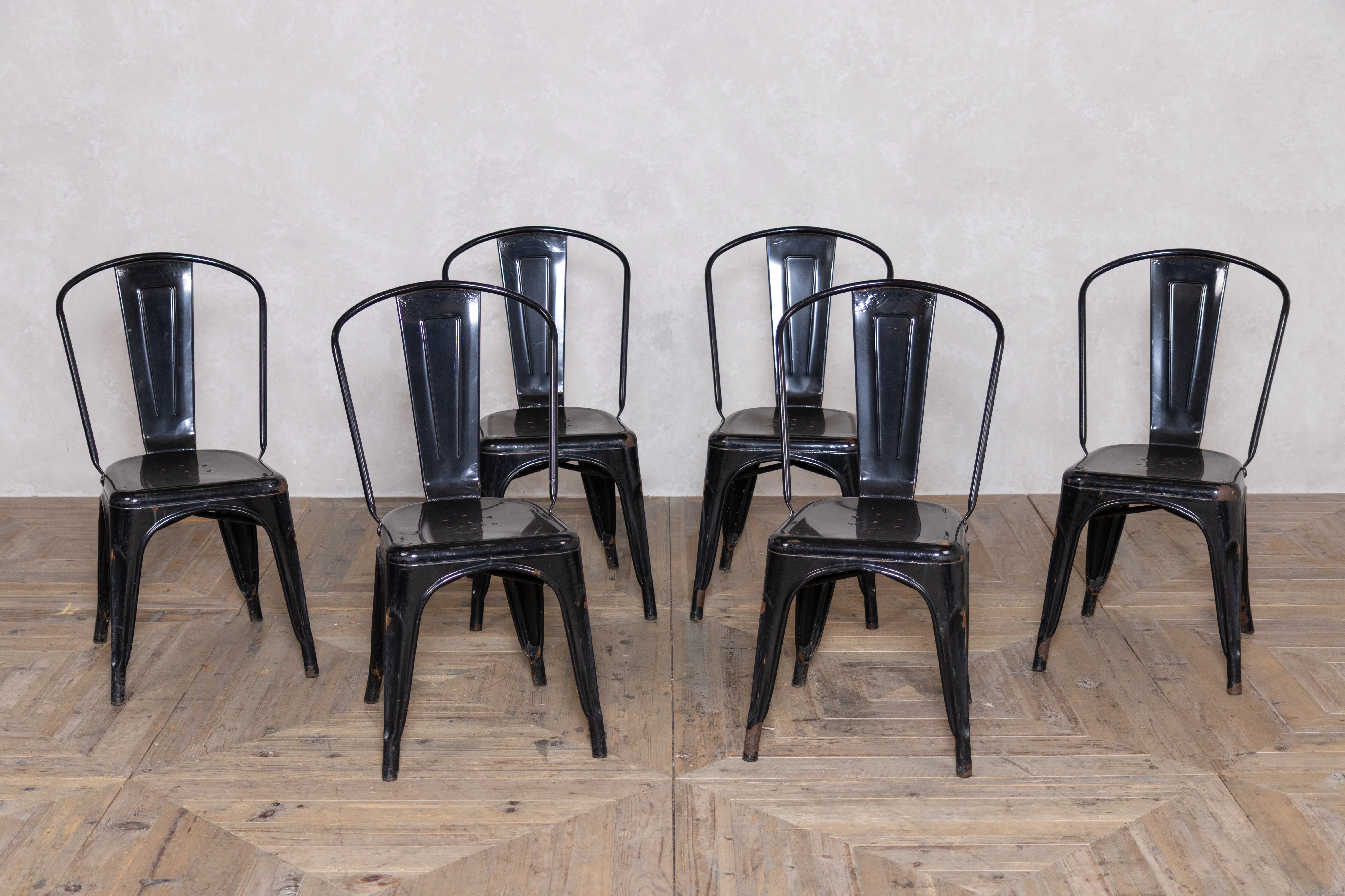 Set of 6 - Tolix Chairs