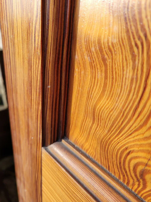 8 Large Victorian Panelled Pine Doors - Image 6