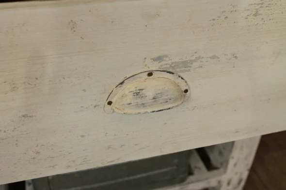 Shabby Chic Sideboard with Marble Insert - Image 10