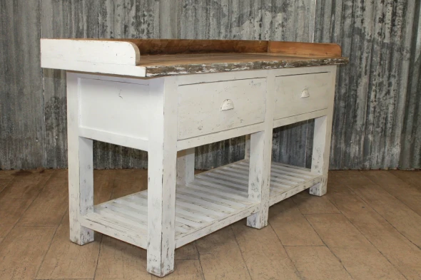 Shabby Chic Sideboard with Marble Insert - Image 8