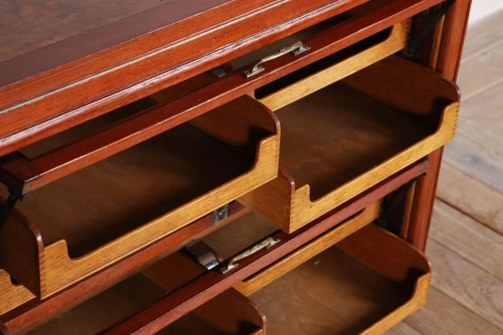 Small Edwardian Mahogany Haberdashery - Image 4