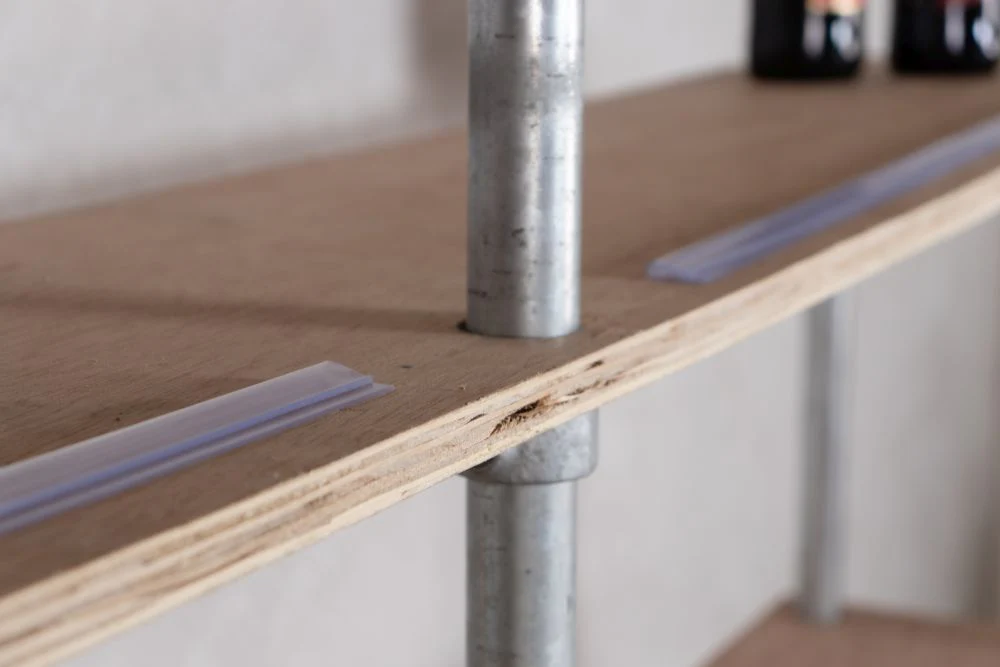 Small Vintage Industrial Shelving Unit - Image 3
