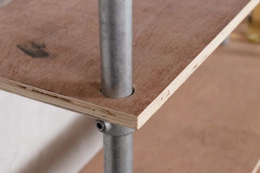 Small Vintage Industrial Shelving Unit - Image 5