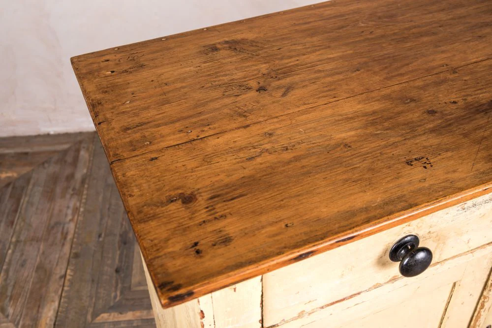 Small Victorian Pine Sideboard - Image 3