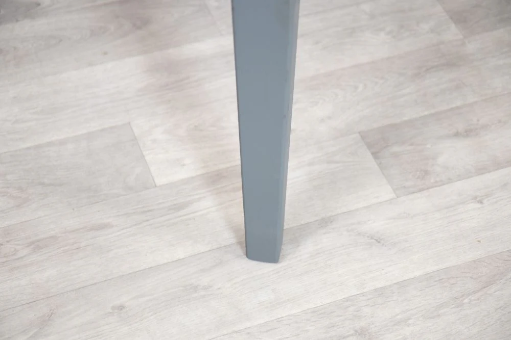 Small Wooden Top Tapered Leg Base Dining Table - Image 10
