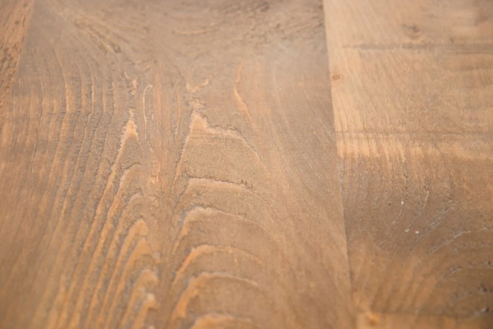 Small Wooden Top Tapered Leg Base Dining Table - Image 6