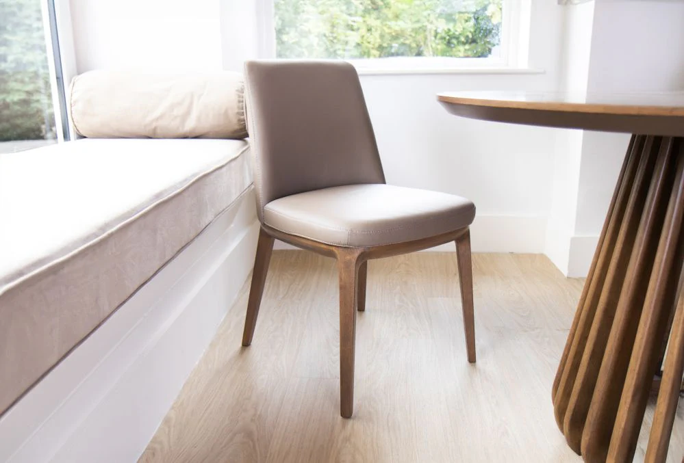 Sofia Leather Dining Chair - Image 12
