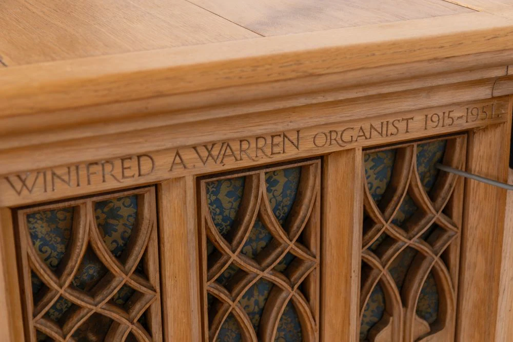Solid English Oak Altar Table Haberdashery Shop Counter - Image 7
