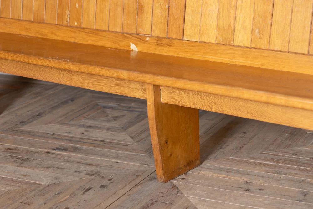 Solid English Oak Church Pew Range - Image 13