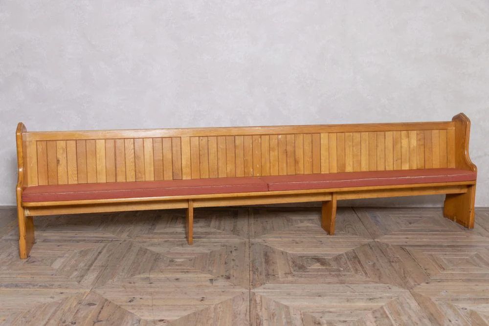Solid English Oak Church Pew Range - Image 3