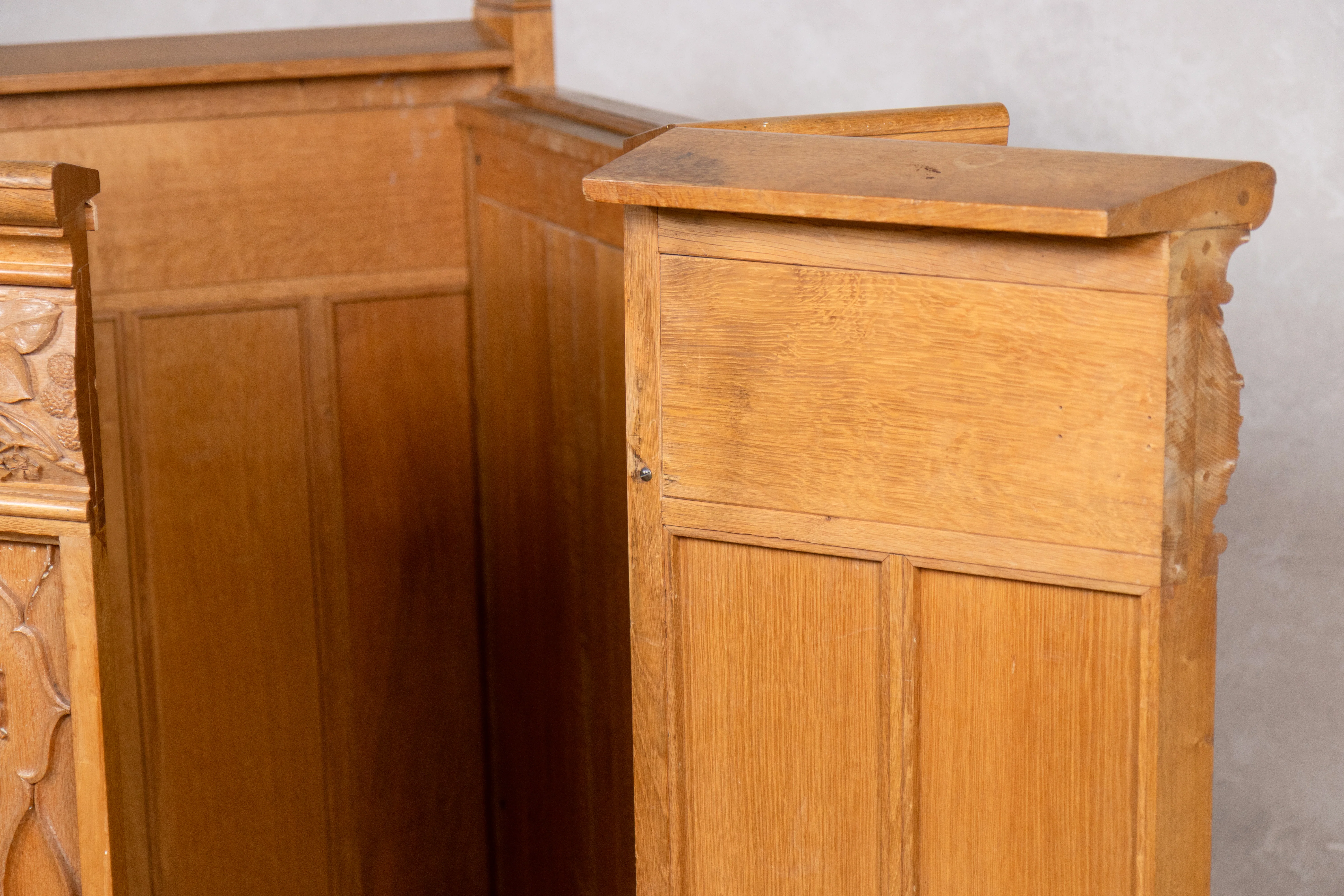 Solid English Oak Church Pulpit - Image 10