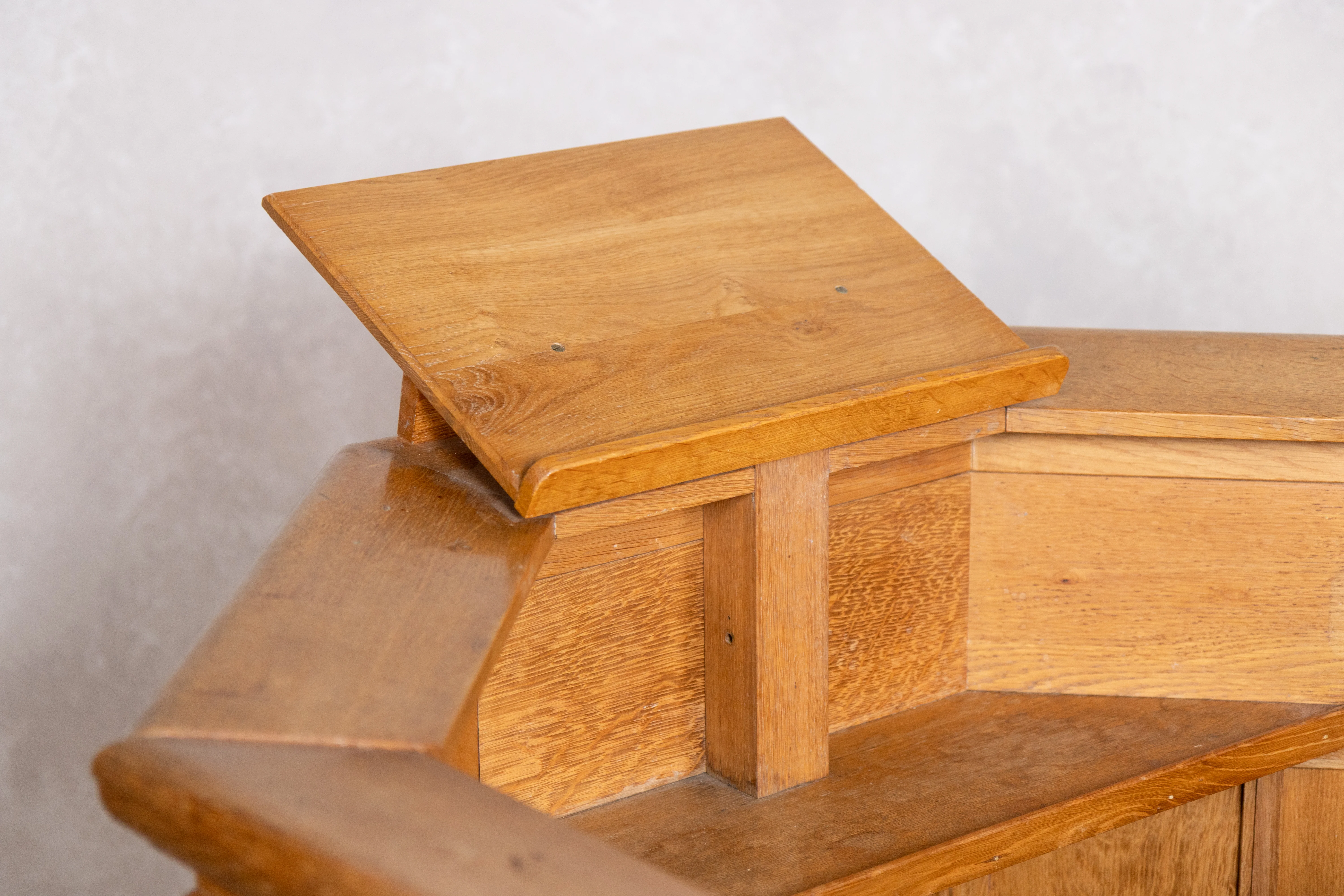 Solid English Oak Church Pulpit - Image 12