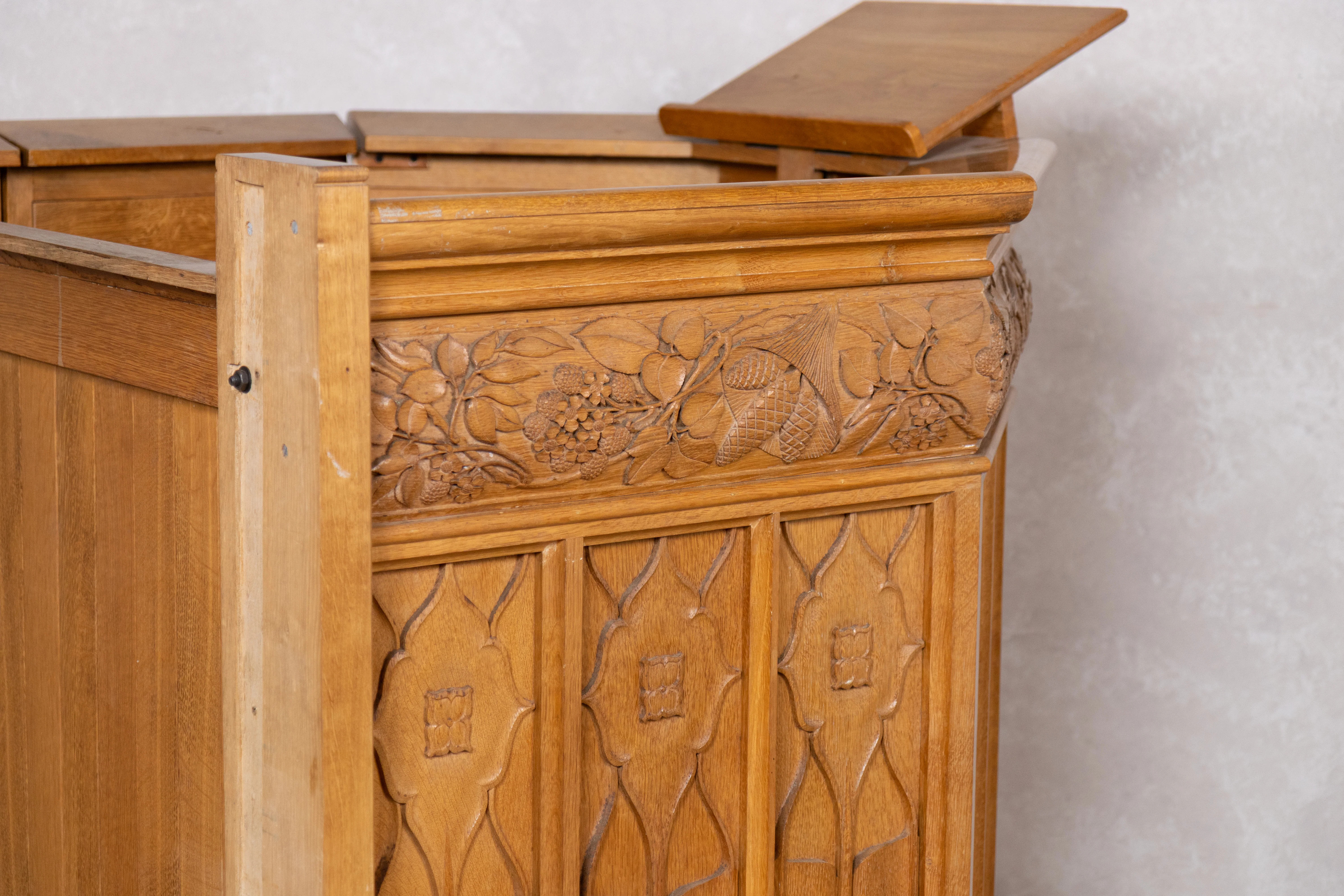 Solid English Oak Church Pulpit - Image 13
