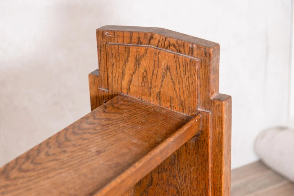 Solid Oak Vintage Church Panel Frontage - Image 3