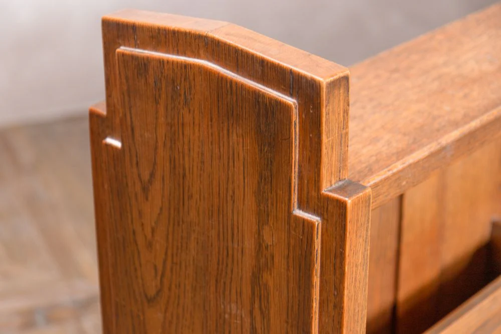 Solid Oak Vintage Church Panel Frontage - Image 8