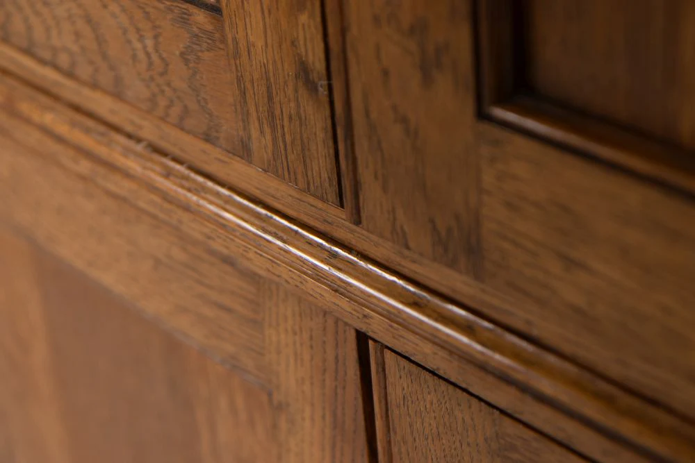 Solid Oak Collector's Cabinet - Image 10