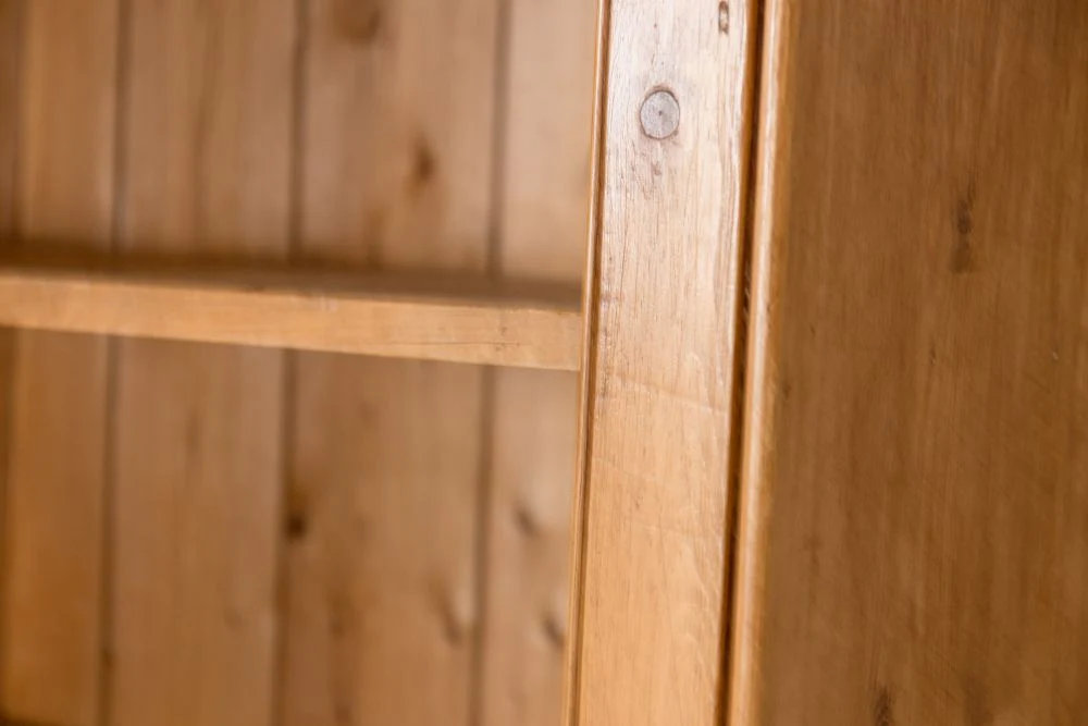 Antique Solid Pine Housekeepers Cupboard - Image 10