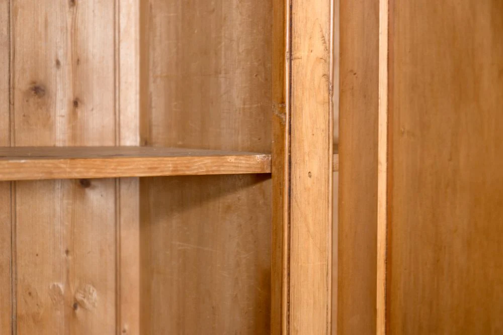 Antique Solid Pine Housekeepers Cupboard - Image 4
