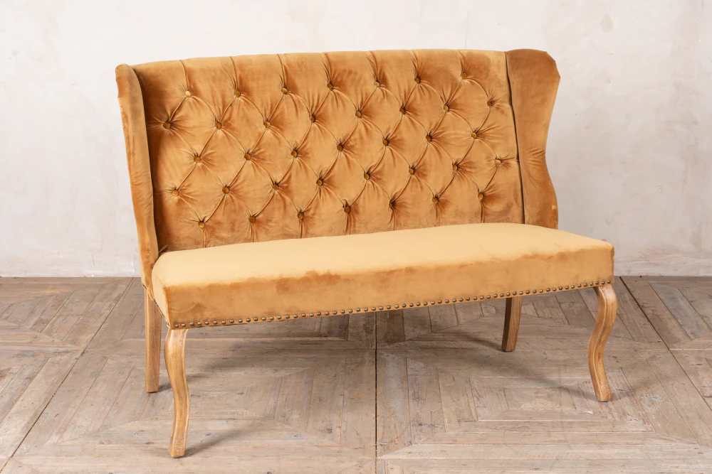 St. Emilion Velvet Dining Bench Range - Image 3
